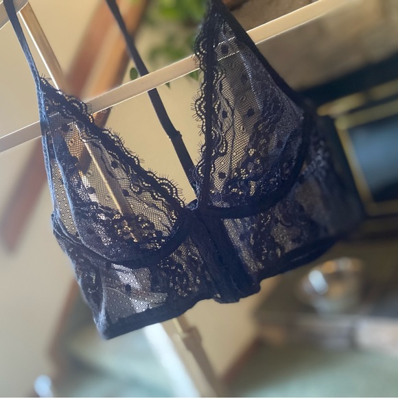 Free People Lace, Corset Style Bralette - Picture 3 of 7